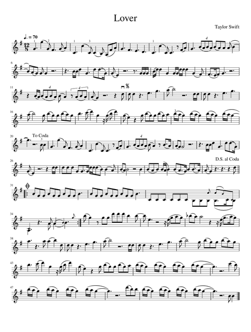 Lover (Arr. Julia Mills) - Taylor Swift (Violin Solo)