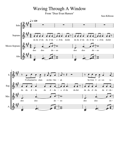 Waving Through A Window - Dear Evan Hansen/Ben Platt