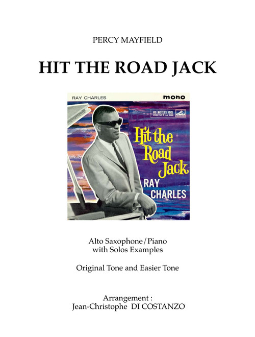Hit The Road Jack (Arr. Jean-Christophe DI COSTANZO) - Percy Mayfield (Alto Sax and Piano)