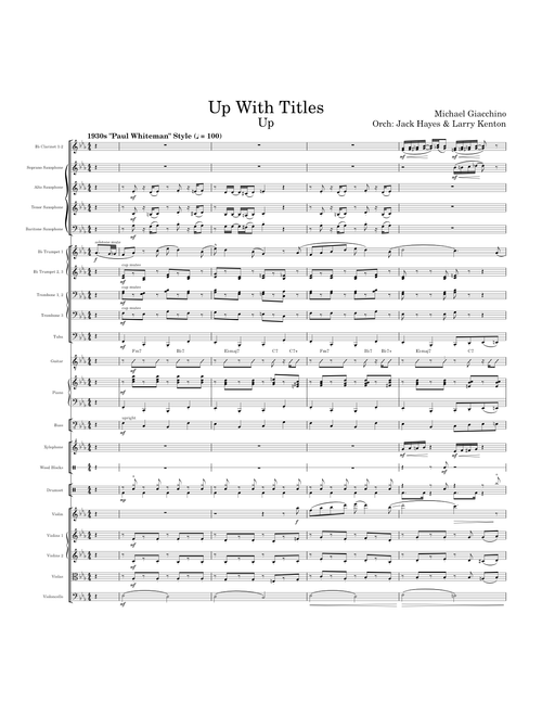 Up With Titles – Michael Giacchino