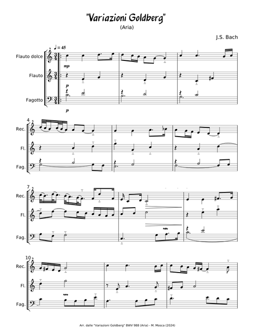 Goldberg-Variationen, BWV 988 – Johann Sebastian Bach