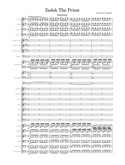Zadok the Priest, HWV 258 – Georg Friedrich Händel Zadok The Priest