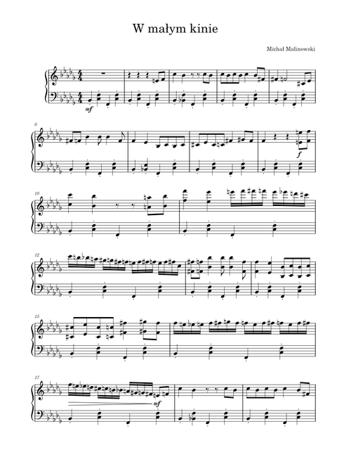 W małym kinie – 1999M.M