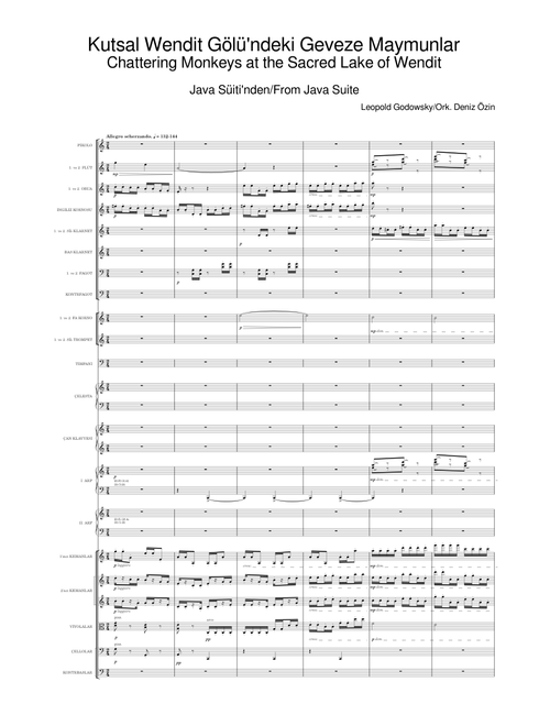 Java Suite: IV. "Chattering Monkeys at the Sacred Lake of Wendit" – Leopold Godowsky (Orchestral Arr.)