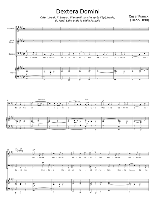 Dextera Domini - César Franck