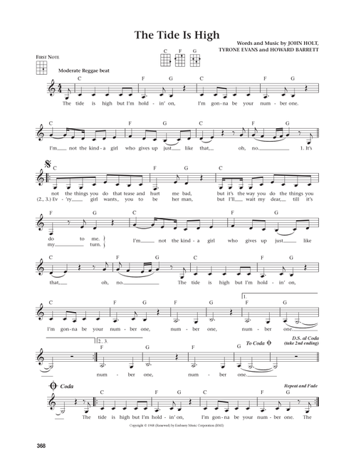 The Tide Is High (from The Daily Ukulele) (arr. Jim Beloff) - Blondie (Ukulele)
