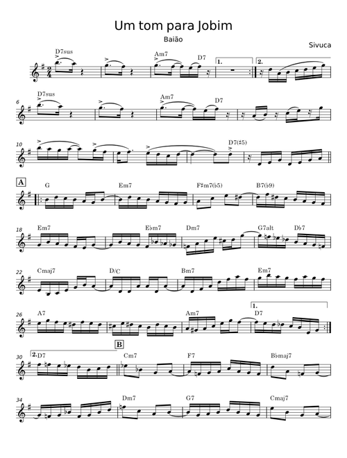 Um Tom Para Jobim - Sivuca