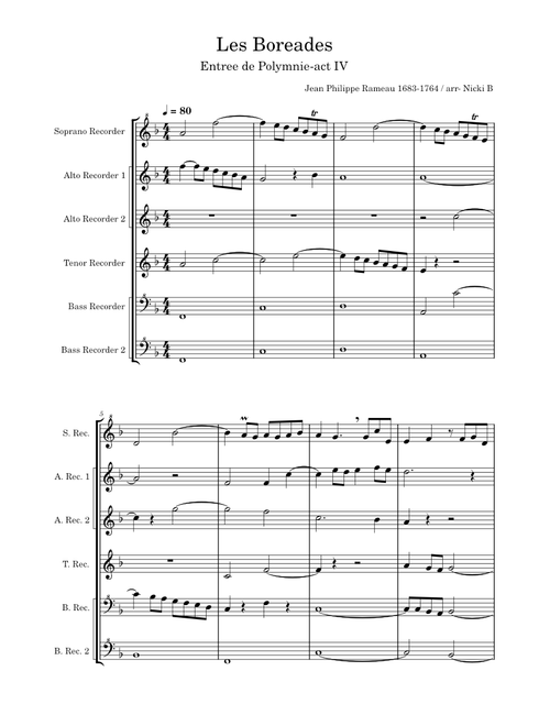 Les Boreades – Jean-Philippe Rameau