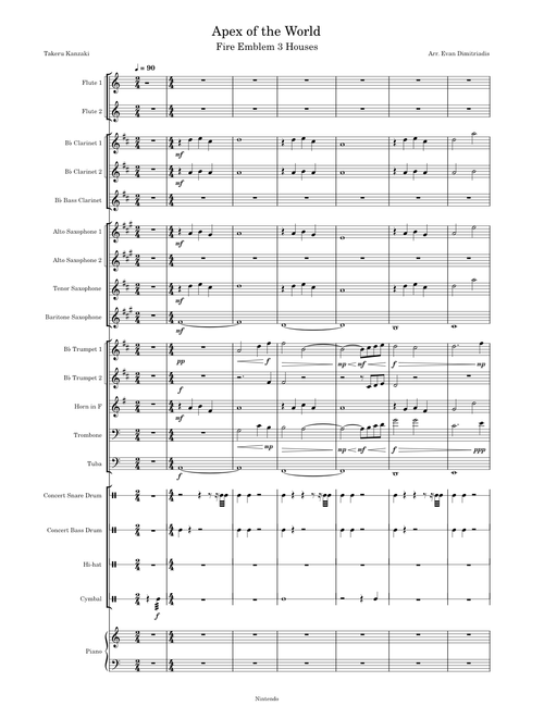 Apex of the World for Concert Band