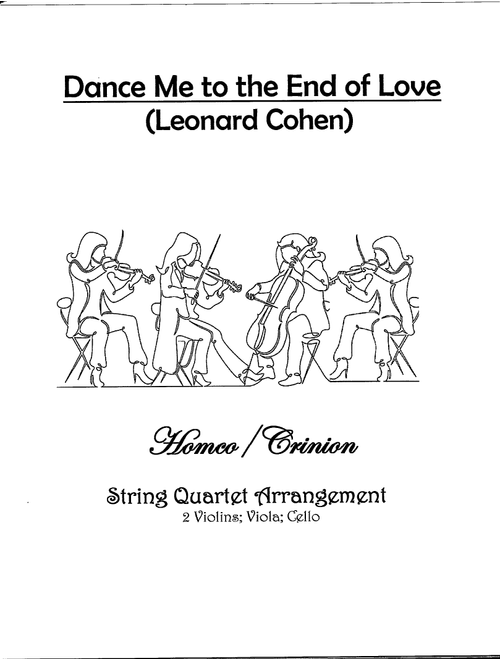 Dance Me To The End Of Love (Arr. Homco/Crinion) - Madeleine Peyroux (String Quartet)