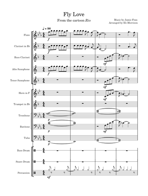 Fly love – Jamie Foxx for Marching Band