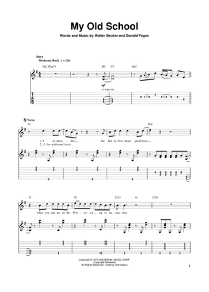 Play Official version of Peg Sheet Music by Steely Dan for