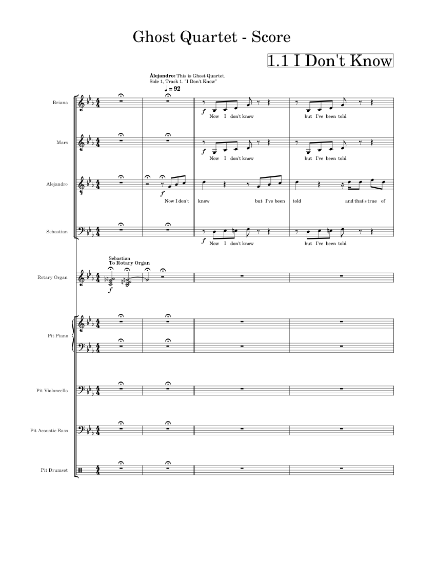 ghost writes wizardly scores 他4点 Ghost Quartet \u2013 Dave Malloy Starchild - Ghost Quartet (Guitar only