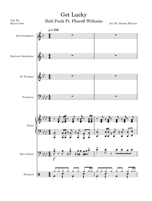 Get Lucky - Daft Punk Ft. Pharrell Williams