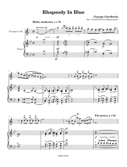 Rhapsody in Blue – Liquid Tension Experiment (Originally written by George Gershwin - 1924)