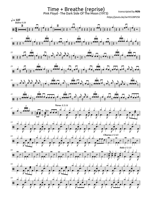 Time & Breathe (Reprise) – Pink Floyd