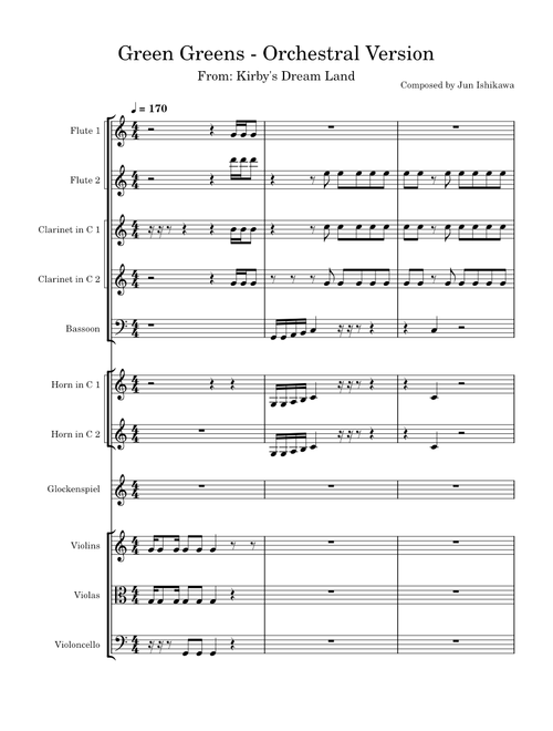 "Green Greens" From: Kirby's Dream Land [Orchestral Version]