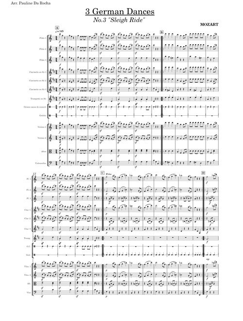 3 German Dances, K.605 – Mozart