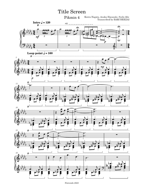 Title Theme - Pikmin 4 – Kenta Nagata, Asuka Hayazaki & Soshi Abe