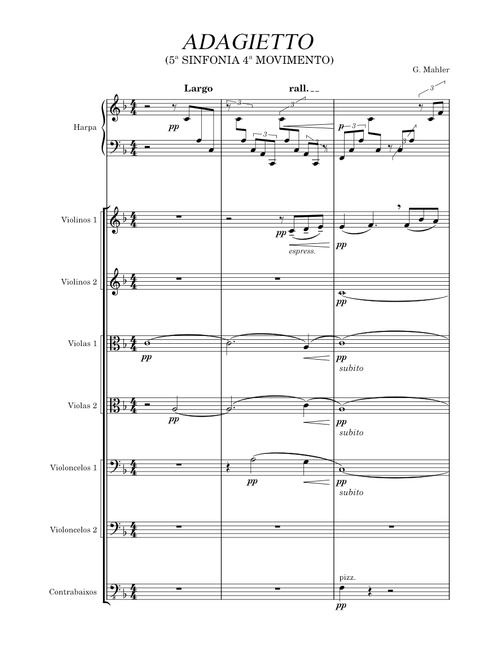 Adagietto from Symphony No.5 (4th Movement) – Gustav Mahler