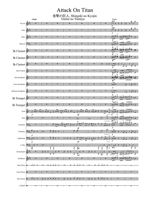 Attack On Titan , marching band