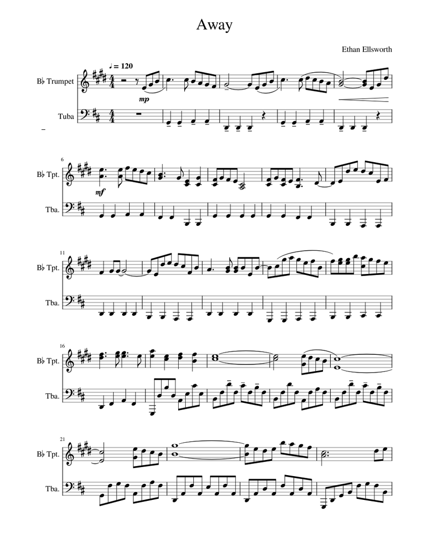 Tuba and trumpet cheap