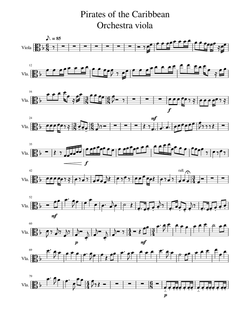 【吹奏楽譜】PIRATES OF THE CARIBBEAN Jarrod Radnich 