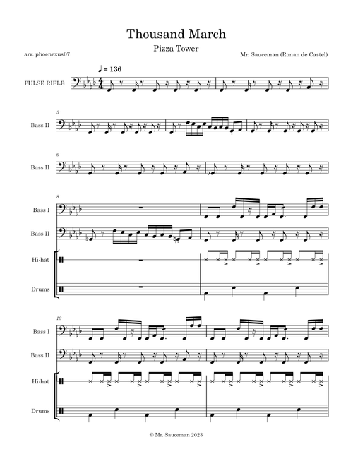 Thousand March – Mr. Sauceman