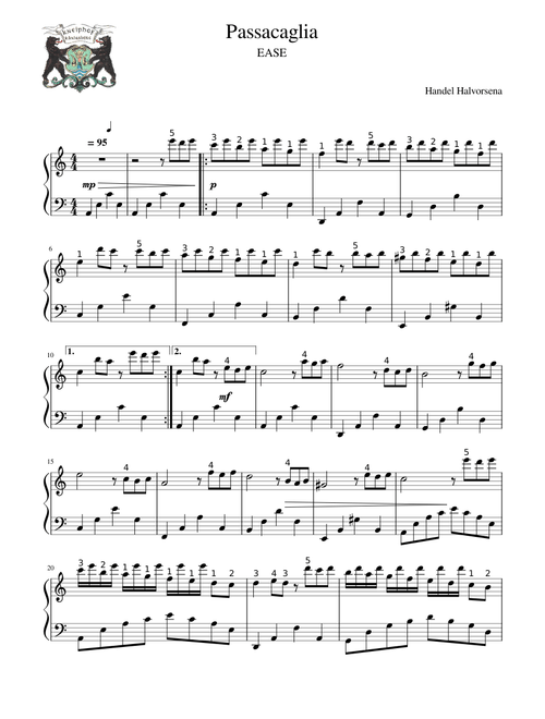 Passacaglia Handel Halvorsen ease V1.2