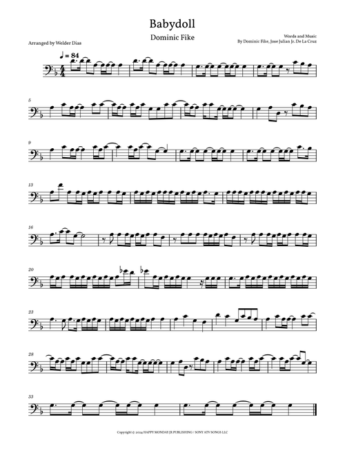 Babydoll (Arr. Welder Dias) - Dominic Fike (Cello Solo)