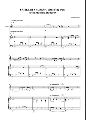 Madama Butterfly Sheet Music for Piano, Vocals (Piano-Voice