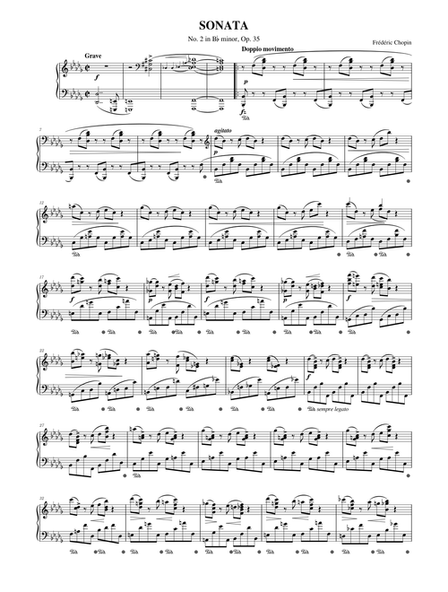 Frédéric Chopin: Piano Sonata No.2 in B-flat minor, Op.35