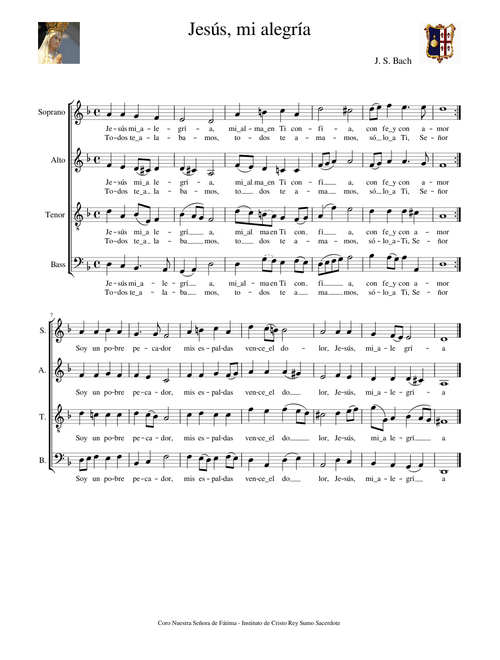 Jesús, mi alegría - Bach
