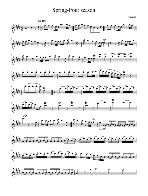 Spring-Four seasons-Vivaldi