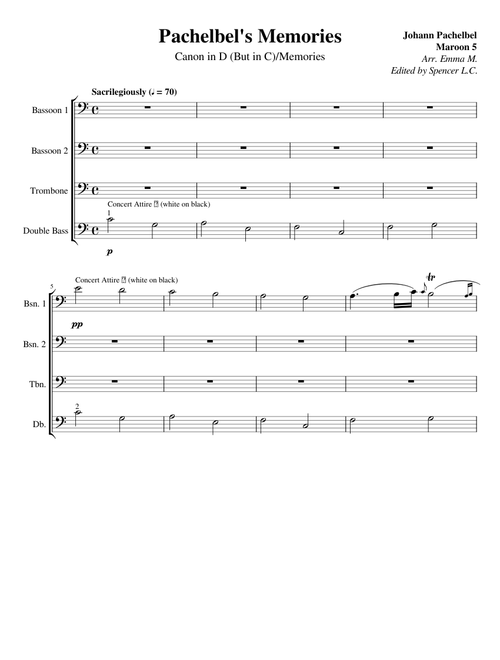 Pachelbel's Memories - Classical/Pop Mashup! (sAcRiLeGiOuS)