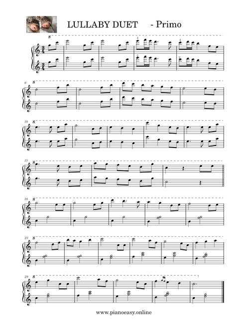 LULLABY DUET - PRIMO