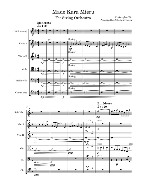 Mado Kara Mieru – Christopher Tin Mado Kara Mieru