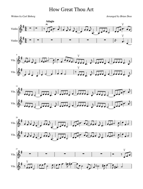 How Great Thou Art