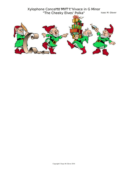 Xylophone Concerto MVT I: Vivace in G Minor "The Cheeky Elves' Polka"