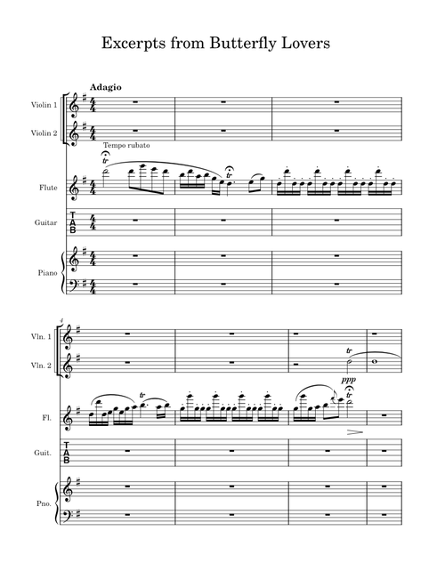Butterfly Lovers Violin Concerto – He Zhanhao, Chen Gang Butterfly_lovers
