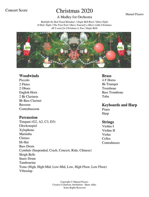 Christmas 2020 - A Medley for Orchestra