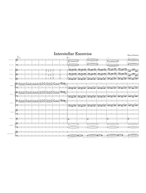 Interstellar - Cornfield Chase – Hans Zimmer Interstellar_Excercise