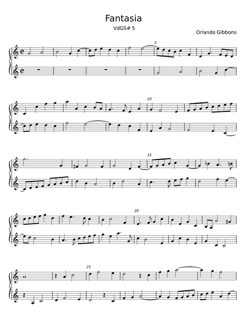 Fantasia - Orlando Gibbons