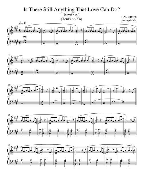 Is There Still Anything That Love Can Do? (short ver.)
