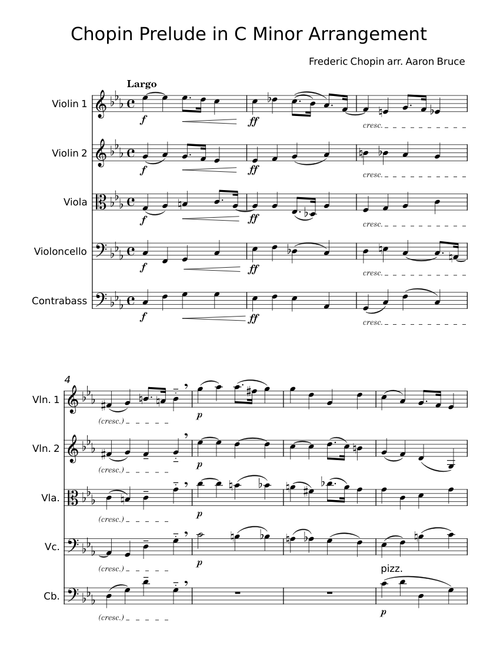 Prélude in C Minor, Op. 28 No. 20. - Frédéric Chopin