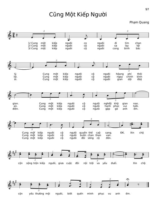 Cũng Một Kiếp Người - Phạm Quang