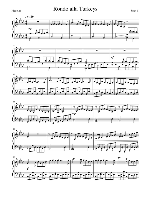 Rondo alla Turkeys
