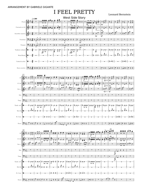 I Feel Pretty (West Side Story) – Leonard Bernstein I Feel Pretty (West Side Story)