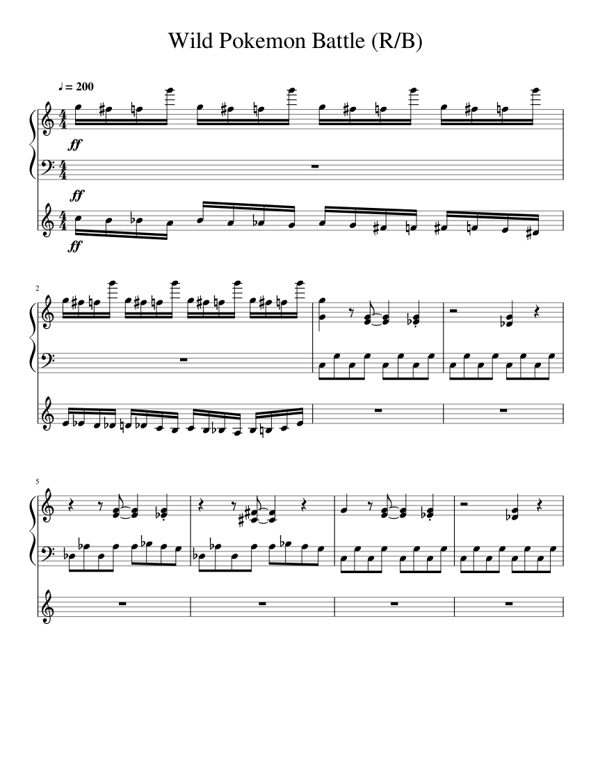 Wild (R/B) Sheet music for Piano (Solo) |