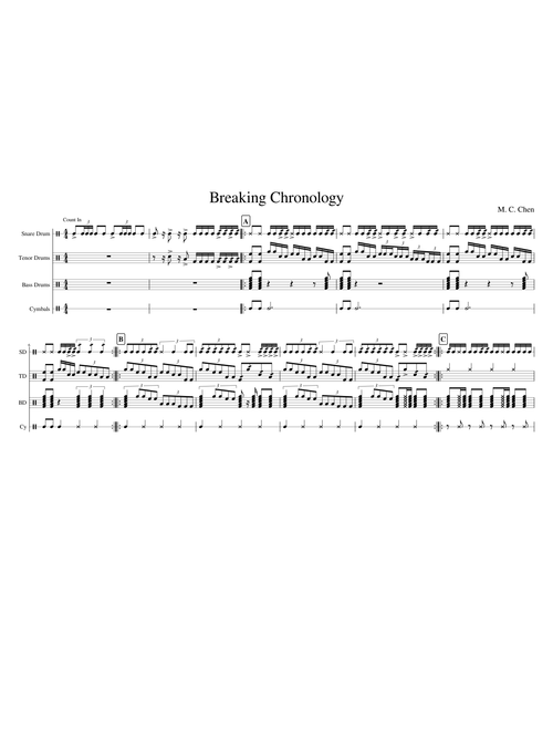 Kraetor's Drumline Cadence Book Volume I, Second Edition
